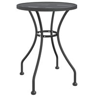 vidaXL Garden Table Ø60x72 cm Expanded Metal Mesh Anthracite,  vidaXL Garden Table Ø60x72 cm Expanded Metal Mesh Anthracite