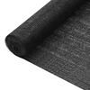 vidaXL Privacy Net Black 1.2x25 m HDPE 75 g/m&sup2;