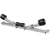 vidaXL Boat Trailer Bottom Support Bracket with Keel Rollers