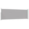 vidaXL Patio Retractable Side Awning 100x300 cm Grey
