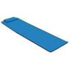 vidaXL Folding Beach Mats 2 pcs Steel and Fabric Blue