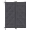 vidaXL Garden Bench Cushion Anthracite 120x(50+50)x7cm Oxford Fabric