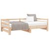 vidaXL Pull-out Day Bed without Mattress Solid Wood Pine 90x200 cm