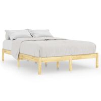 vidaXL Bed Frame without Mattress Solid Wood 120x200 cm, natural vidaXL Bed Frame without Mattress Solid Wood 120x200 cm