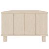 vidaXL Coffee Table HAMAR Honey Brown 100x55x35 cm Solid Wood Pine