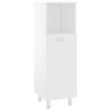 vidaXL Bathroom Cabinet White 30x30x95 cm Engineered Wood