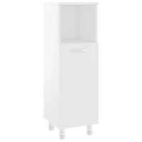 vidaXL Bathroom Cabinet White 30x30x95 cm Engineered Wood, white vidaXL Bathroom Cabinet White 30x30x95 cm Engineered Wood