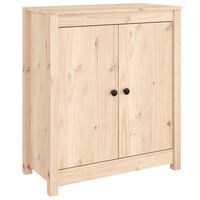 vidaXL Sideboard 70x35x80 cm Solid Wood Pine, natural vidaXL Sideboard 70x35x80 cm Solid Wood Pine