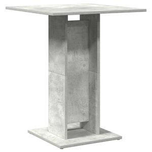 vidaXL Bistro Table Concrete Grey 60x60x75 cm Engineered Wood