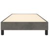 vidaXL Bed Frame without Mattress Dark Grey 90x200 cm Velvet