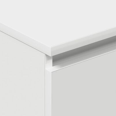vidaXL Sideboard White 60x35x98.5 cm Engineered Wood, white vidaXL Sideboard White 60x35x98.5 cm Engineered Wood