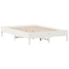 vidaXL Bed Frame without Mattress White 140x200 cm Solid Wood Pine