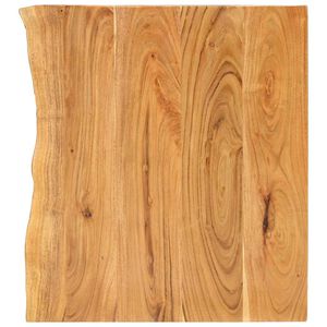 vidaXL Bathroom Vanity Top Solid Acacia Wood 58x52x2,5 cm