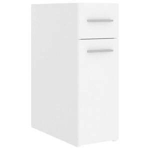 vidaXL Apothecary Cabinet White 20x45,5x60 cm Engineered Wood