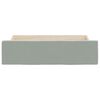 vidaXL Bed Drawers 2 pcs Light Grey Engineered Wood and Velvet