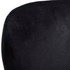 vidaXL Armchair with Egg Shape Black