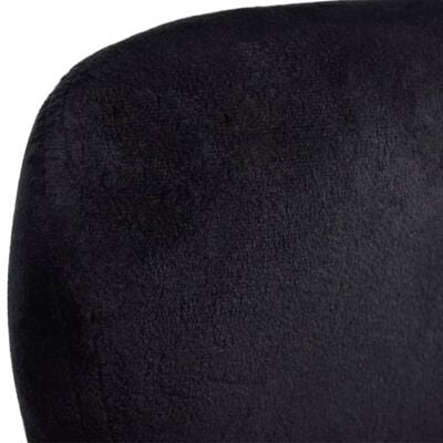 vidaXL Armchair with Egg Shape Black, black vidaXL Armchair with Egg Shape Black