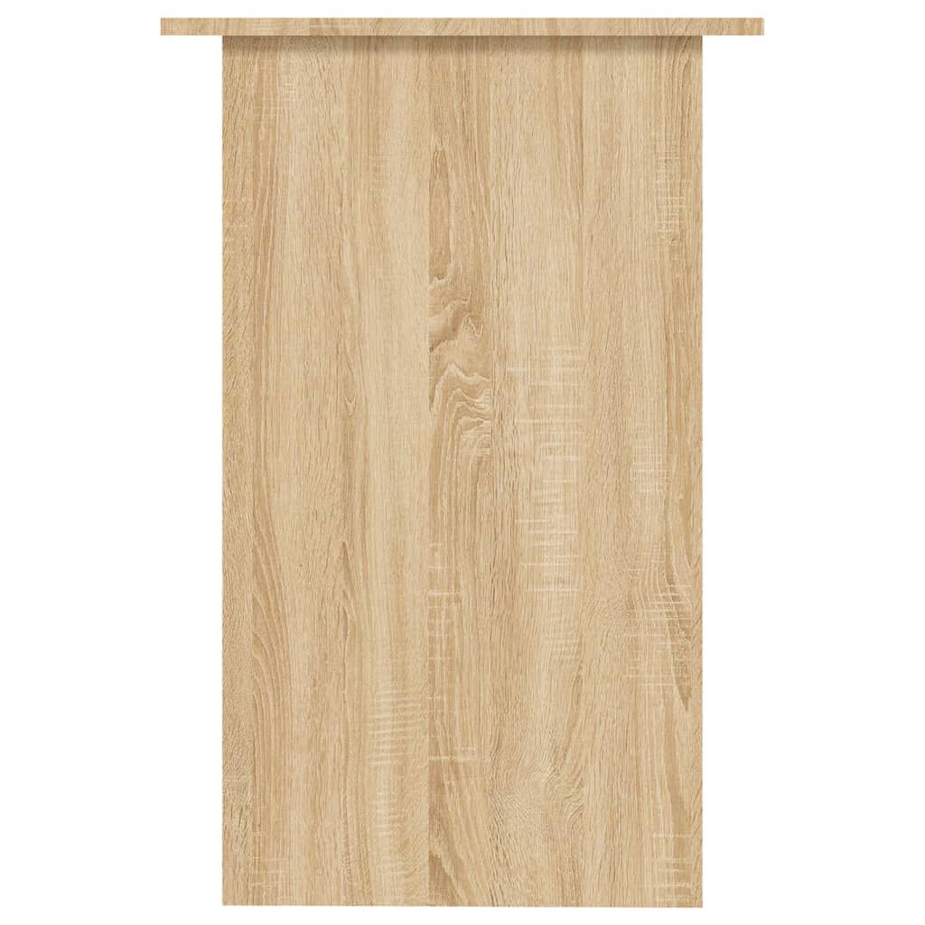 vidaXL Desk Sonoma Oak 90x50x74 cm Engineered Wood