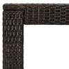 vidaXL Garden Bar Table Brown 100x60.5x110.5 cm Poly Rattan
