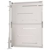vidaXL Garden Gate 100x120 cm Stainless Steel