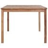 vidaXL 9 Piece Garden Dining Set 200x100 cm Solid Teak Wood
