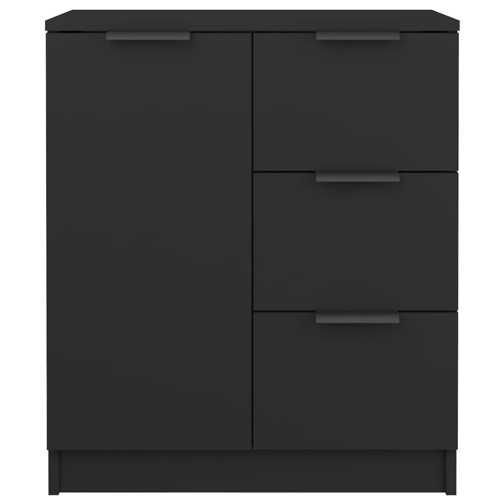 vidaXL Sideboard Black Engineered Wood