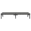 vidaXL 6 Piece Garden Lounge Set with Cushions Poly Rattan Dark Grey