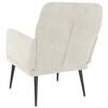 vidaXL Armchair Cream 62x79x79 cm Velvet