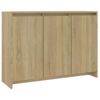 vidaXL Sideboard Sonoma Oak 102x33x75 cm Engineered Wood, sonoma oak vidaXL Sideboard Sonoma Oak 102x33x75 cm Engineered Wood