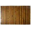 2 pcs Acacia Bath Mat 80 x 50 cm