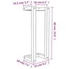 vidaXL Towel Rack 23x18x60 cm Solid Wood Pine