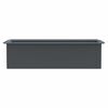 vidaXL Flower Boxes for Euro Pallets 12 pcs Grey 36x13.5x9.5 cm PP