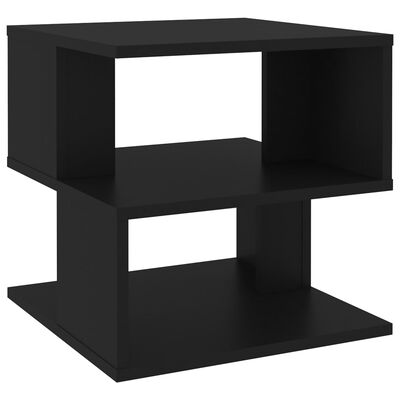 vidaXL Side Table Black 40x40x40 cm Engineered Wood, black vidaXL Side Table Black 40x40x40 cm Engineered Wood