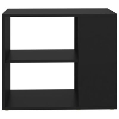 vidaXL Side Cabinet Black 60x30x50 cm Engineered Wood, black vidaXL Side Cabinet Black 60x30x50 cm Engineered Wood