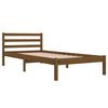 vidaXL Bed Frame without Mattress Solid Wood Pine 90x200cm Honey Brown