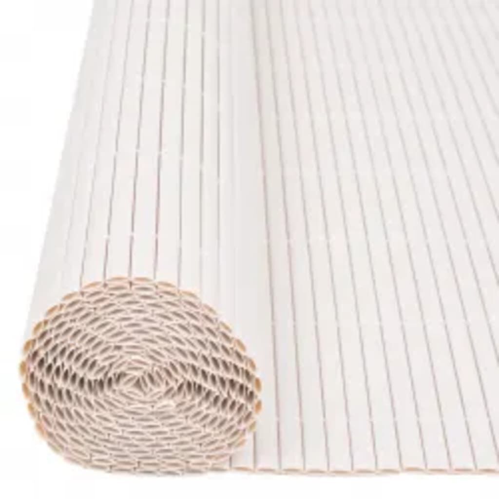 vidaXL Double-Sided Garden Fence 110x300 cm White