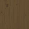 vidaXL Bed Frame without Mattress Solid Wood Pine 200x200cm Honey Brown