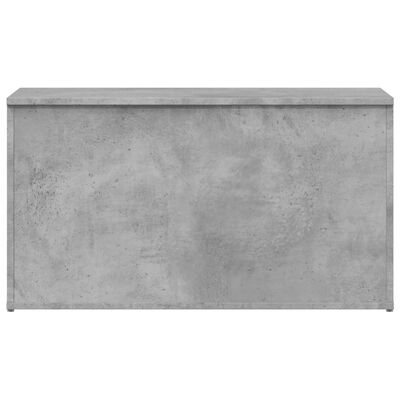 vidaXL Storage Chest Concrete Grey 84x42x46 cm Engineered Wood, concrete grey vidaXL Storage Chest Concrete Grey 84x42x46 cm Engineered Wood