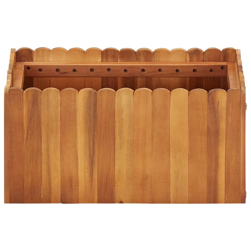 vidaXL Garden Raised Bed 50x30x25 cm Solid Acacia Wood