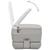 vidaXL Portable Camping Toilet with Tent 10+10 L