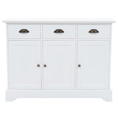 vidaXL Sideboard with 3 Doors MDF and Pinewood 105x35x77.5 cm,  vidaXL Sideboard with 3 Doors MDF and Pinewood 105x35x77.5 cm
