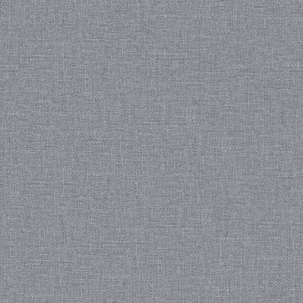 vidaXL Recliner Chair Light Grey Fabric