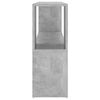 vidaXL Book Cabinet Concrete Grey 100x24x63 cm Engineered Wood