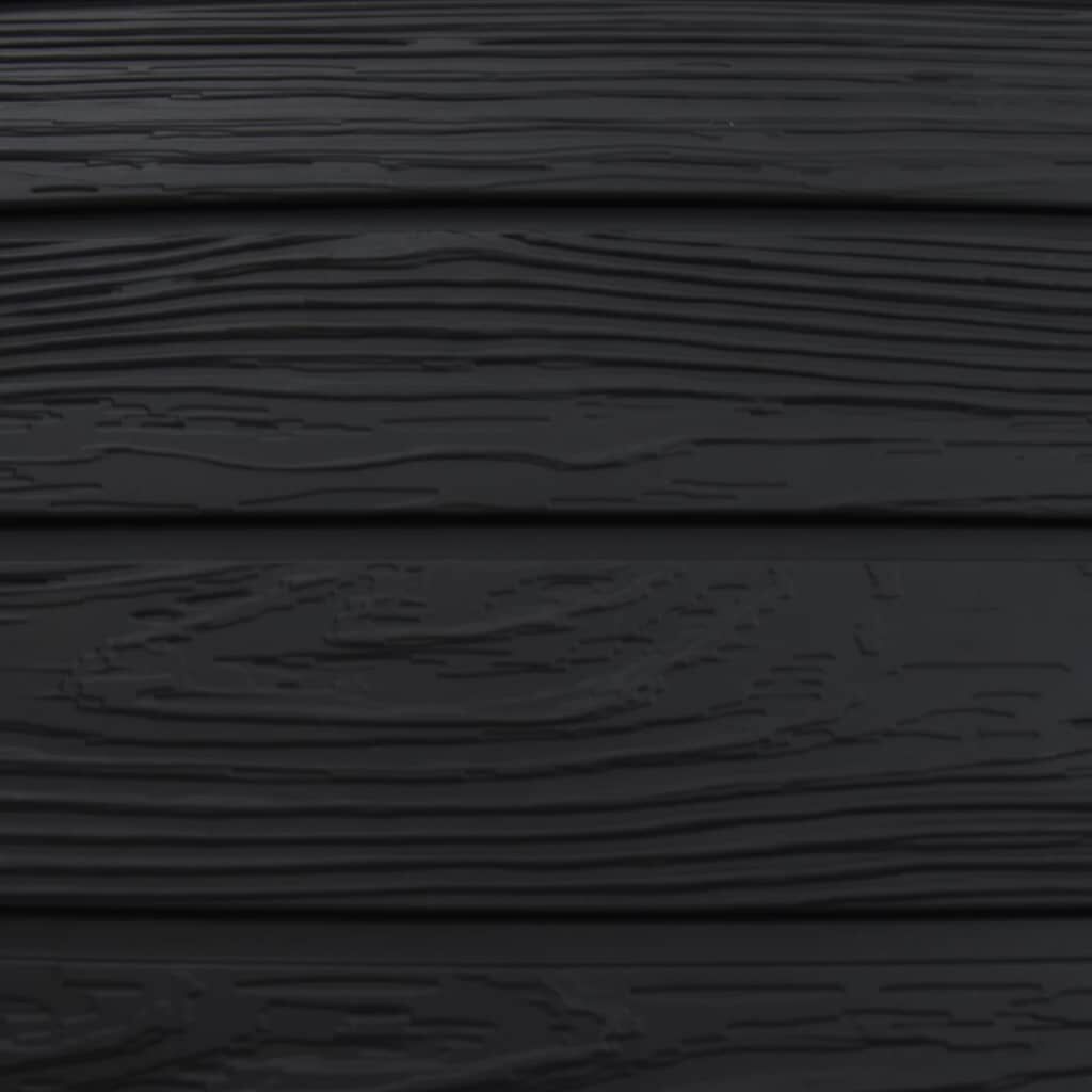 vidaXL Garden Composter Black 280 L Polypropylene