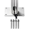 vidaXL Garden Shower 215 cm Stainless Steel