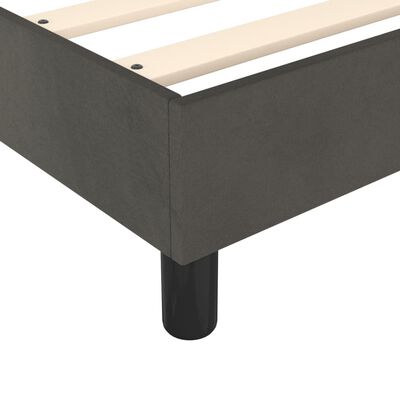 vidaXL Bed Frame without Mattress Dark Grey 180x200 cm Super King Velvet, dark grey vidaXL Bed Frame without Mattress Dark Grey 180x200 cm Super King Velvet