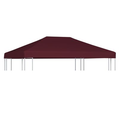 vidaXL Gazebo Top Cover 310 g/m² 3x4 m Bordeaux, bordeaux vidaXL Gazebo Top Cover 310 g/m² 3x4 m Bordeaux