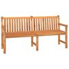 vidaXL 5 Piece Garden Dining Set Solid Wood Teak
