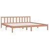 vidaXL Bed Frame without Mattress Honey Brown Solid Wood 200x200 cm