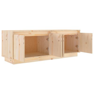 vidaXL TV Cabinet 110x34x40 cm Solid Wood Pine, natural vidaXL TV Cabinet 110x34x40 cm Solid Wood Pine
